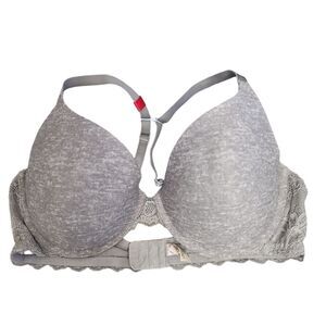 Authentic American Heritage Gray Padded T-Shirt Bra Underwire Comfort‎ Everyday